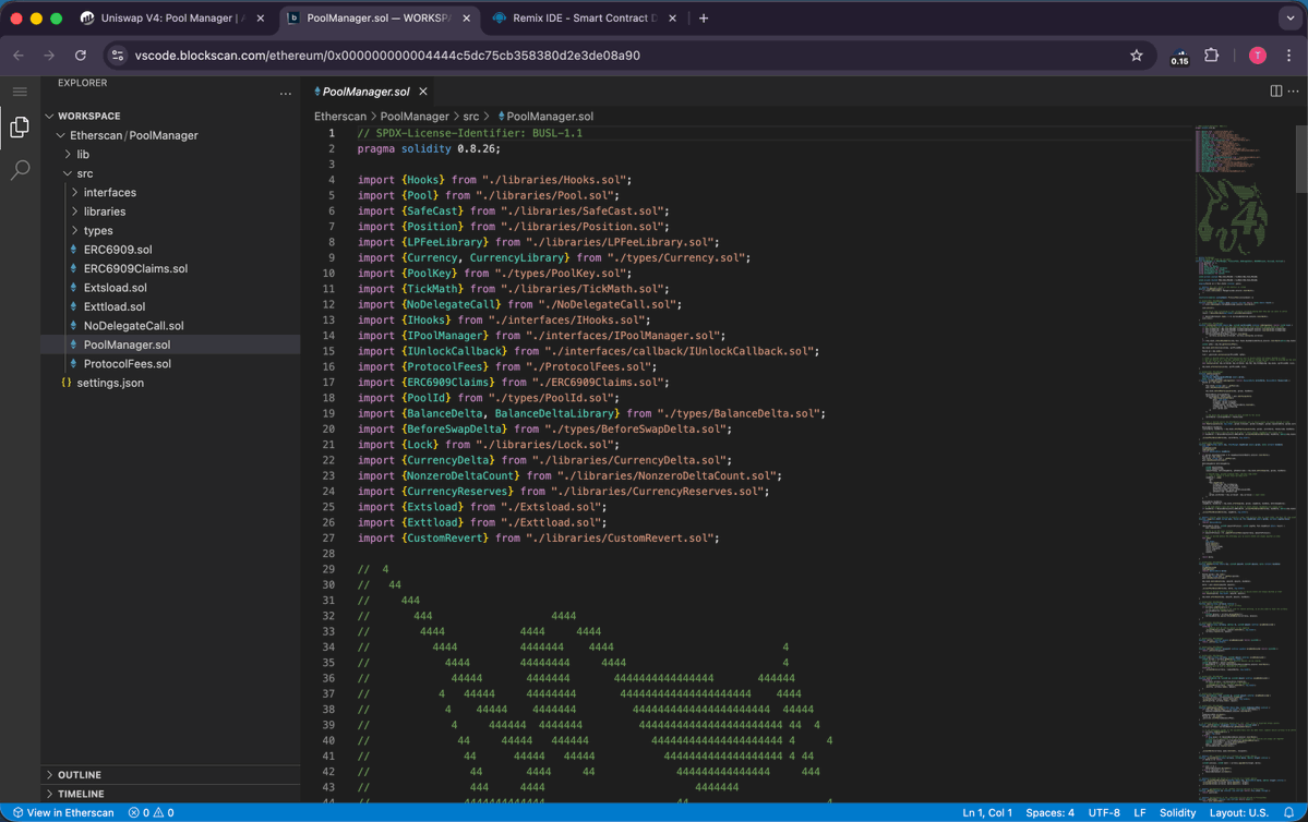 Etherscan open in BlockscanHQ